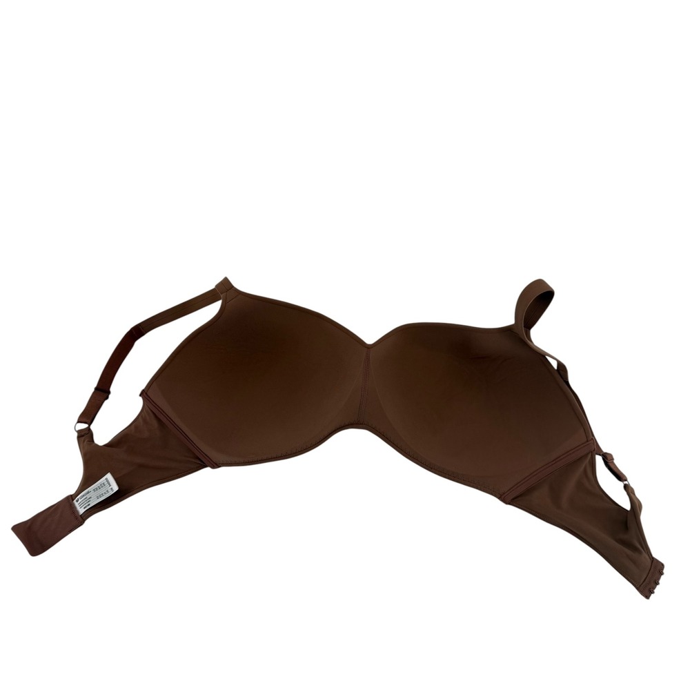 Wacoal How Perfect‎ Wire Free Lined T-Shirt Bra Brown 852189 Size 34DDD Soft - Picture 4 of 5